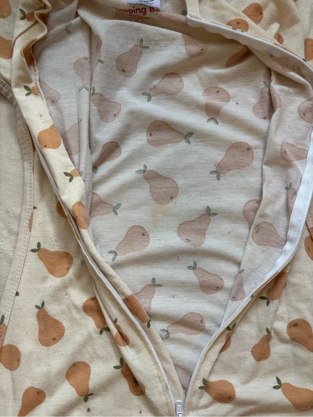 Zipadee Zip size extra small 3-6 month sleep sack/swaddle